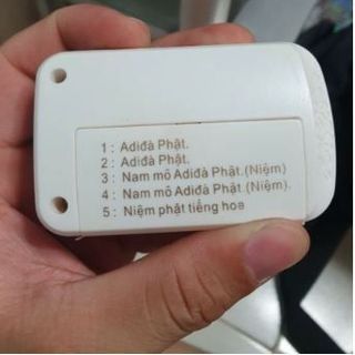 MÁY NIỆM PHẬT 5 BÀI ĐEO CỔ MINI