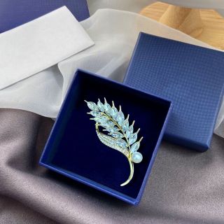 Ghim Cài Áo Hình Lúa Mì Đính Ngọc Trai Nhân Tạo Thời Trang Cho Nữ (màu trắng)
