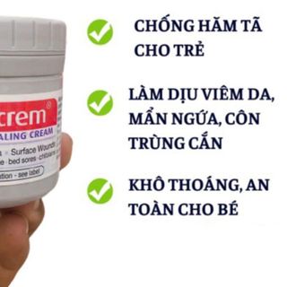 Kem chống hăm tã Sudocrem Baby Care Cream hỗ trợ điều trị mẩn đỏ, ngứa, hăm đỏ (60g)