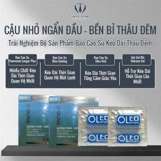 Bao cao su OLEO LAMPO COOLING hộp 10 cái