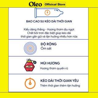 Bao cao su OLEO LAMPO COOLING hộp 10 cái