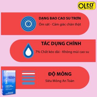 Bao cao su OLEO LAMPO COOLING hộp 10 cái