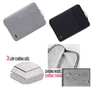 TÚI CHỐNG SỐC LAPTOP MACBOOK ULTRABOOK CÓ TAY CẦM 13 INCH, 14 INCH, 15 INCH, 15.6 INCH TC004 - HARAS