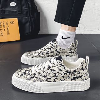 Giày Sneaker Nam, Giày Nam Vải Canvas Cao Cấp 2024, Đế Cao Su Non Êm Chân, Phong Cách Sang Trọng