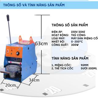 Máy ép miệng ly IC25
