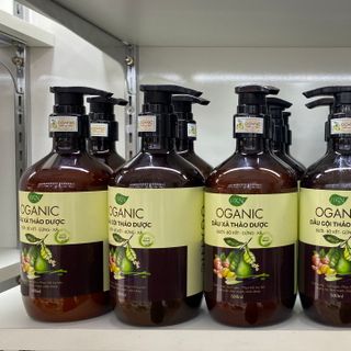 CẶP GỘI XẢ THẢO DƯỢC BƯỞI-BỒ KÊT-GỪNG-SẢ 500ML