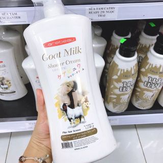 Sữa Tắm Dê Trắng Goat Milk 1L Thái Lan ( Thùng 12 chai )