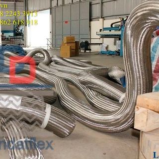 Ống nối mềm inox 304 không lưới, ống chịu nhiệt đàn hồi, lưới bện inox, ống inox chịu nhiệt cao giá tốt