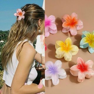 Kẹp tóc hoa đại 8cm
