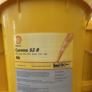 SHELL CORENA S3 R 46 (Corena S 46) Dầu cho máy nén khí trục vít giá tốt chính hãng giá sỉ