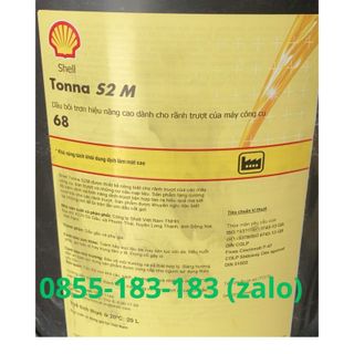 Dầu rãnh trượt Shell Tonna S2 M 68 chính hãng giá tốt, đóng gói xô 20Lit, phuy 209Lit giá sỉ