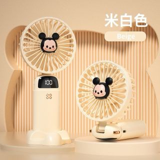 2024 Mới Quạt Cầm Tay Sạc USB Mini Di Động Năm Tốc Độ Gió
