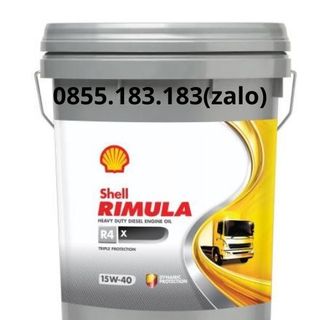 DẦU ĐỘNG CƠ SHELL RIMULA R4X 15W40 CI4 ứng dụng xe tải và ngành công nghiệp giá sỉ