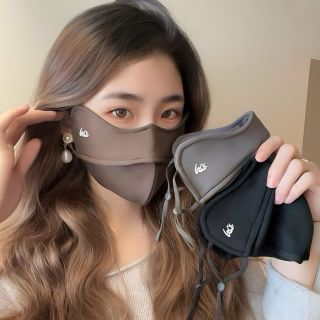 Khẩu Trang Che Gò Má Chống Tia Uv 2 Lớp Loại Dày Mẫu Mới Nhất 2024