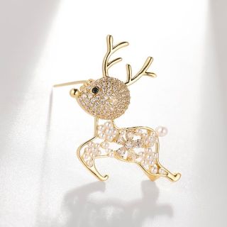 Trâm Cài Áo Hình Chú Nai Dễ Thương Thời Trang