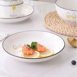 BỘ LY CHÉN DĨA 9 MÓN QUÀ TẶNG HỌA TIẾT