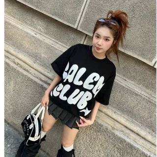 Áo thun nam nữ in chữ nổi CALEM CLUB, chất thun 65/35 co giản thoáng mát, from dưới 70kg, ngang 55cm dài 73cm. Giá sỉ - giá bán buôn