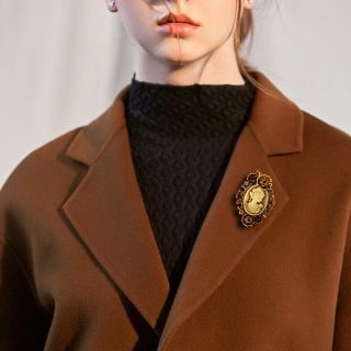 Ghim Cài Áo Hình Hoa Đính Đá Phong Cách Vintage Thời Trang Dành Cho Nữ