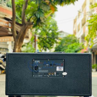 Loa di động karaoke Acnos HiNet 450 Bass đôi 16cm, Công suất 200W Kèm 2 Micro Không Dây
