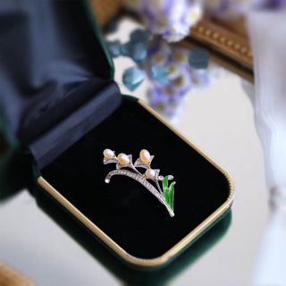 Ghim Cài Áo Hình Hoa Ngọc Trai Nước Ngọt Thời Trang Mẫu Thết Kế Riêng 1985 STORE dành cho nam nữ