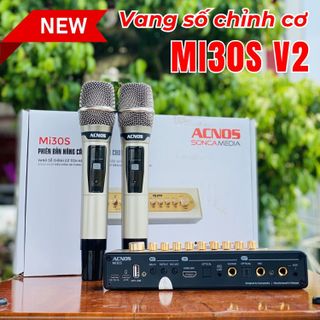 Vang Số Chỉnh Cơ Acnos Mi30S V2 Phiên Bản Nâng Cấp (Bluetooth & Micro, DSP, DAC 24bit, Kết Nối FM Ô Tô Hát Karaoke)