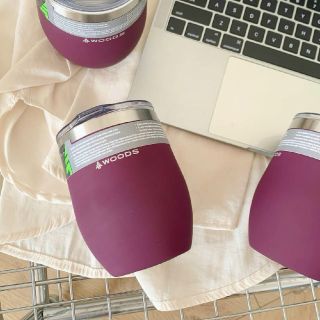 Ly giữ nhiệt Woods 470ml, bình nước Canada nắp kín có lớp bọc ngoài tản nhiệt