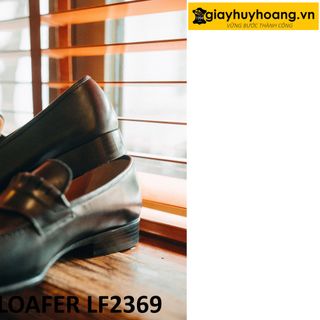 Giày lười da nam cao cấp công sở thời trang giayhuyhoang Loafer LF2369 giá sỉ