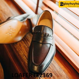 Giày lười da nam cao cấp công sở thời trang giayhuyhoang Loafer LF2369