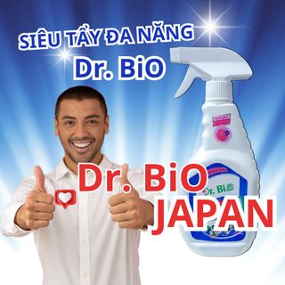 Chất tẩy đa năng Dr Bio siêu sạch mọi vết bẩn công nghệ ION TỪ TRƯỜNG - An Toàn Với Da Tay