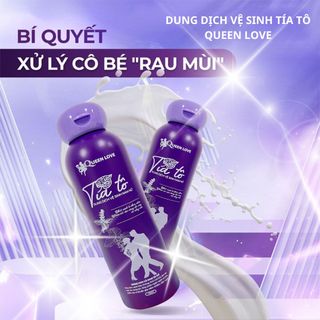 Dung Dịch Vệ Sinh Phụ Nữ Tía Tô Queen 150ml, Làm Sạch Dịu Nhẹ, Dưỡng Ẩm, Ngăn Mùi, Loại Bỏ Viêm Ngứa Phụ Khoa Lành Tính