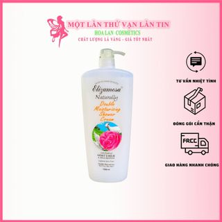 [Combo 3 chai] Sữa Tắm Trắng Da Hoa Hồng Elizamosa Con Dê 1200ml