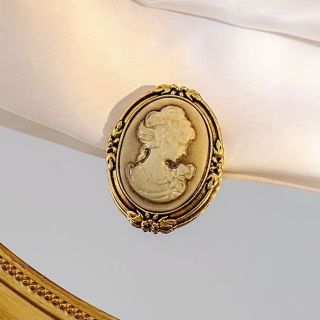 Ghim Trâm Cài Áo Hình Chân Dung Phong Cách Vintage Thanh Lịch Cho Nữ