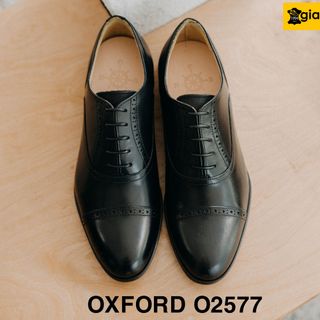 Giày tây nam công sở hàng hiệu giayhuyhoangvn Oxford O2577