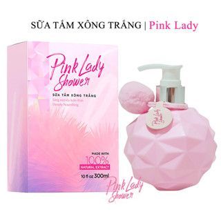 Sữa Tắm Xông Trắng Pink Lady Shower 300ml chính hãng làm trắng da, hương nước hoa cao cấp