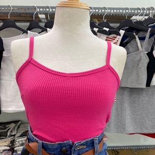 ÁO HAI DÂY CROPTOP CHIẾT LY NGỰC