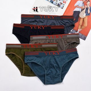 Combo 2 cái quần lót Nam Thun Lạnh Cao Cấp Thương Hiệu YUKY Y40, Quần Sịp Nam Co Giãn 4 Chiều Thoáng Mát, Siêu Bền