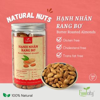 HẠNH NHÂN RANG BƠ MỎNG VỎ