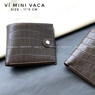 Ví vaca mini (da bò dập vân)