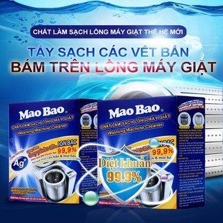 Bột vệ sinh, tẩy lồng máy giặt Mao Bao