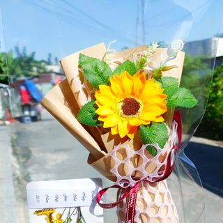 bó hoa hướng dương 1 bông - quà tặng - kỷ yếu - tốt nghiệp