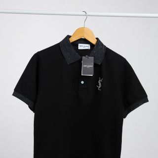 POLO CỔ KIM TUYẾN LOGO THÊU