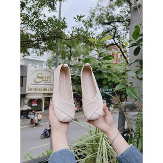 Giày bệt da đan chéo M515 fom 1.5