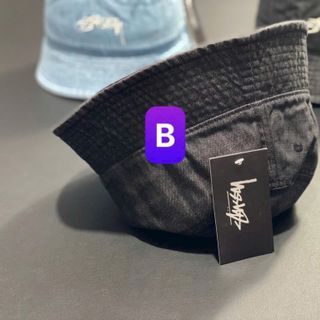 Mũ bucket thêu chữ kiểu màu trắng CQ