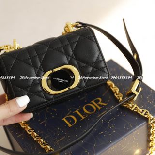 𝐓𝐔́𝐈 𝐗𝐀́𝐂𝐇 Nữ Cao Cấp 𝐂𝐀𝐑𝐎 𝐌𝐈𝐂𝐑𝐎 - Size: 12.5cm - Màu Đen