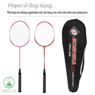 Vợt cầu lông cao cấp độ bền cao dành cho người mới, học sinh sinh viên - Boshika 208 (SP107)