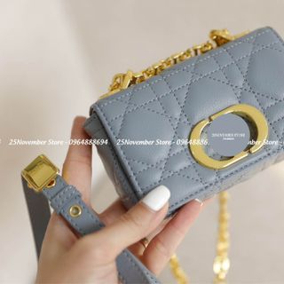 𝐓𝐔́𝐈 𝐗𝐀́𝐂𝐇 Nữ Cao Cấp 𝐂𝐀𝐑𝐎 𝐌𝐈𝐂𝐑𝐎 - Size: 12.5cm - Màu Xanh