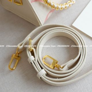 T𝒖́𝒊 𝒙𝒂́𝒄𝒉  Nữ Cao Cấp 𝑶𝑵𝑻𝑯𝑬𝑮𝑶 - Màu Trắng - Size: 25cm