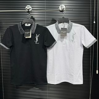 ÁO THUN NAM CỔ BẺ POLO PHỐI BO CỔ THÊU LOGO , CHẤT COTTON 65 -35 GIÁ SỈ GIÁ BUÔN
