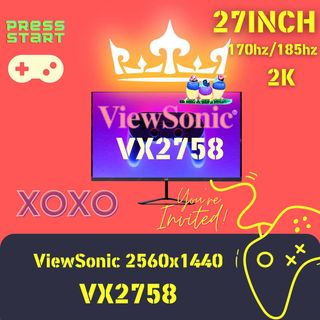 Màn hình ViewSonic VX2758 27inch-2K-185hz-HDR10