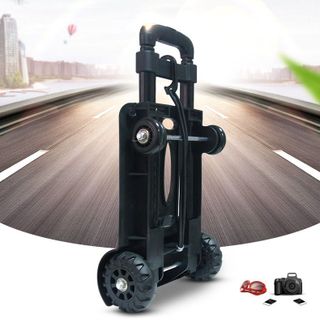 Xe kéo hàng đa năng gấp gọn tải trọng 60kg khung thép, kéo hàng tiện ích cho gia đình, văn phòng